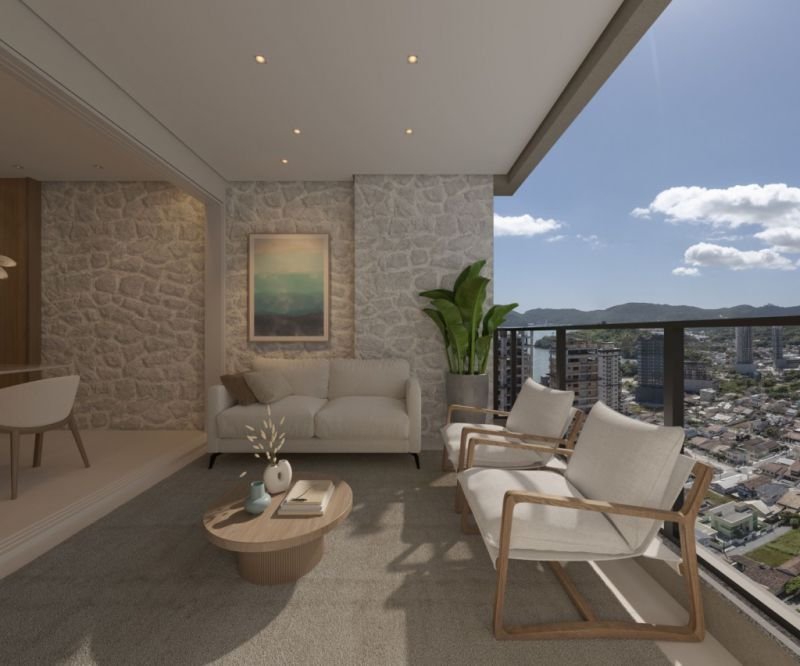 Apartamento em Balneário Perequê, Porto Belo